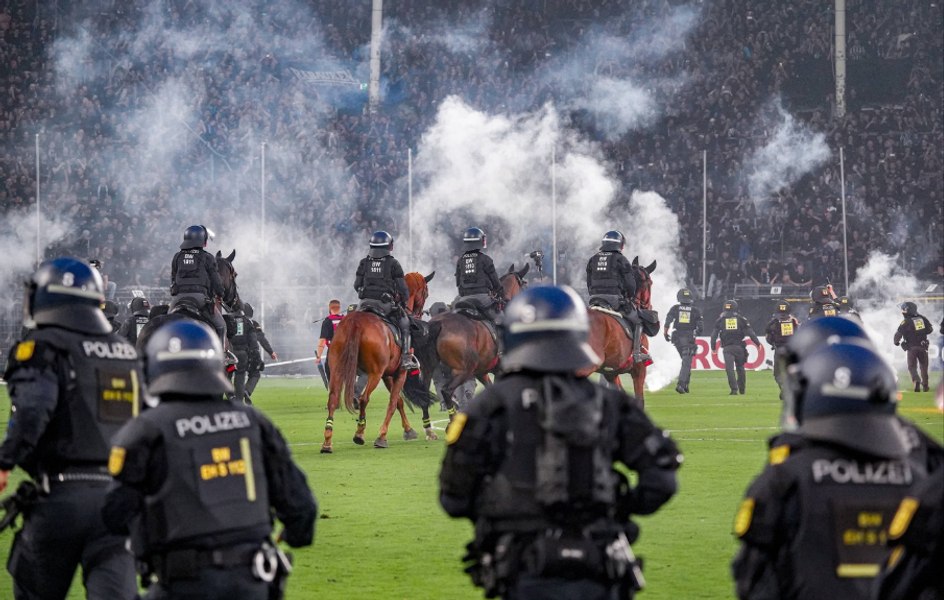 German Cup Match Erupts in Violence, Police Injured