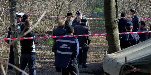 Macabra descoperire a fost făcută în pădure. FOTO: Arhivă