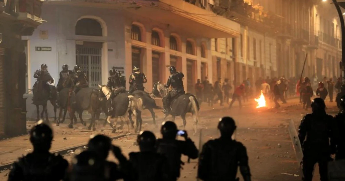 Proteste Ecuador FOTO EPA-EFE