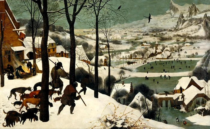 „Vânători în zăpadă” de Peter Bruegel cel Bătrân / foto: Wikipedia