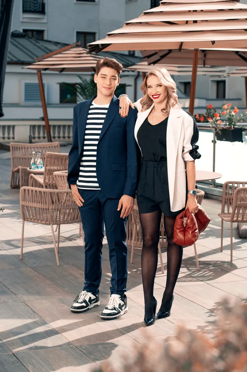 Ileana Badiu și fiul ei Sasha foto: OK Magazine