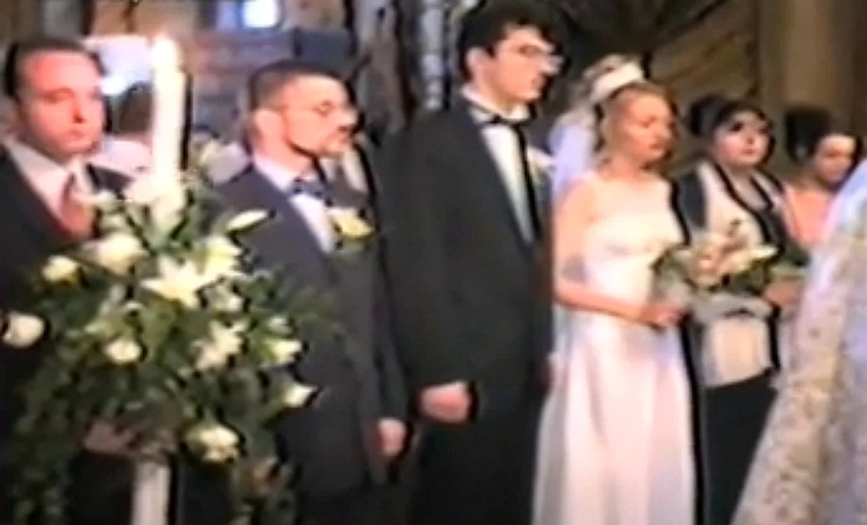 Dan Condrea și Laura Georgescu, la cununia religioasă