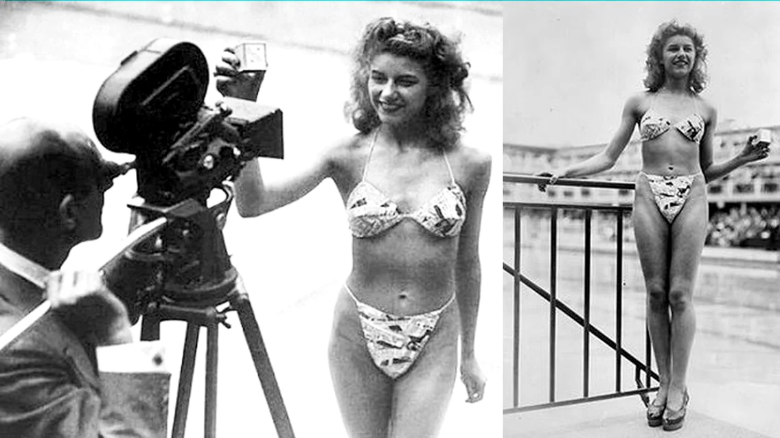 Calendar 5 iulie: 1946   La piscina Molitor din Paris au fost prezentați primii bikini jpeg