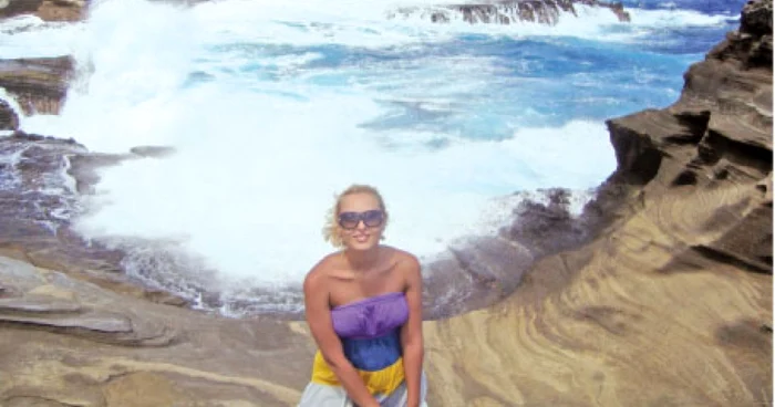 Iulia Vântur, într-o vacanţă de vis