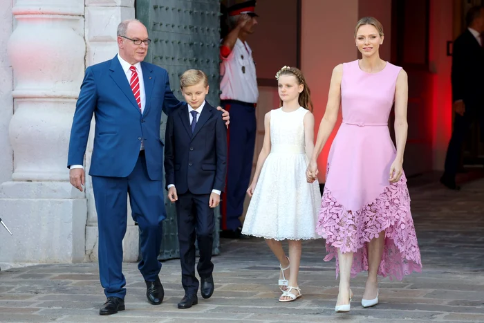 Charlene și Albert de Monaco cu Jacques și Gabriella GettyImages 2226015182 jpg