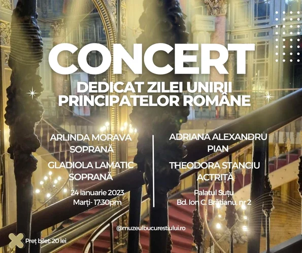 Concert special de Ziua Principatelor Române, la Muzeul Municipiului București 