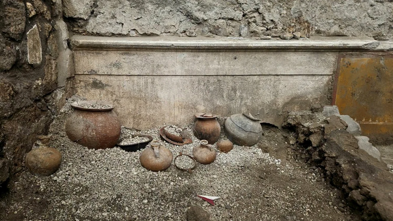 O descoperire fascinantă în Pompei. 