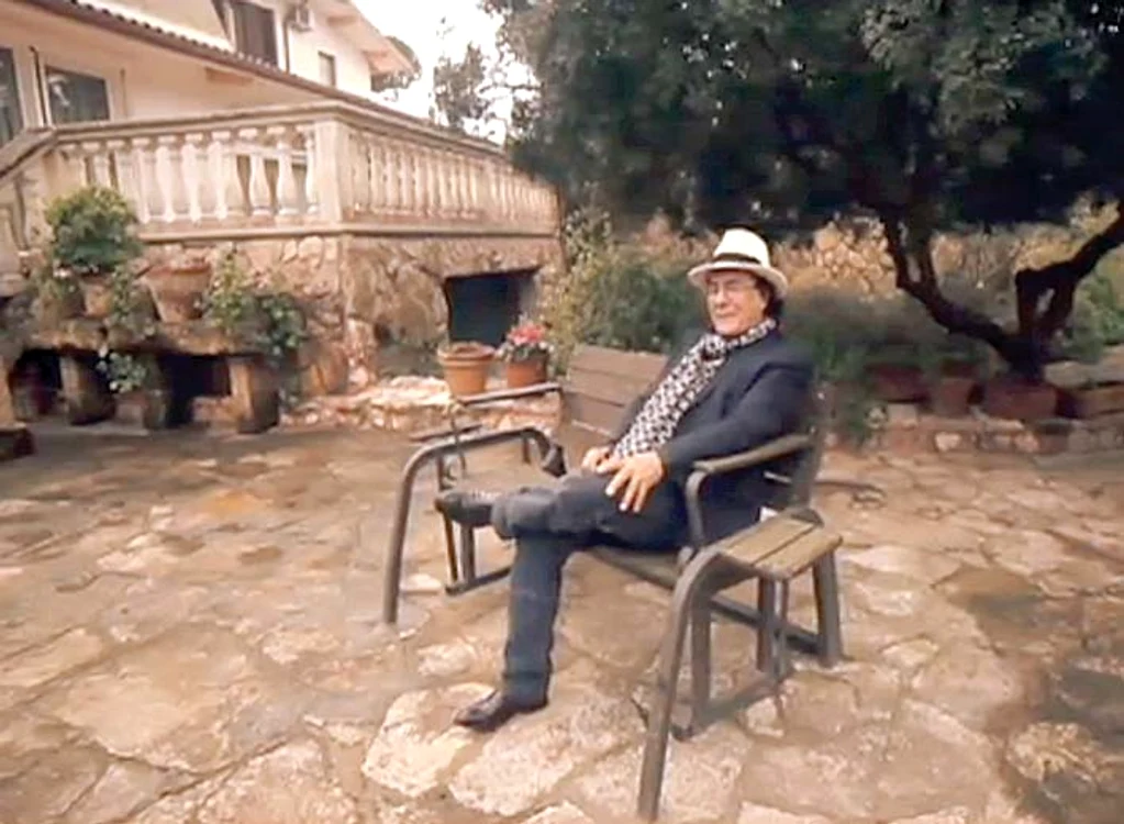 Proprietatea lui Al Bano are o grădină şi o livadă impresionante