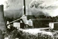Termocentrala electrică de la Paroşeni intrată în funcţiune în 1955 (© „Fototeca online a comunismului românesc”, cota: 200/1955)