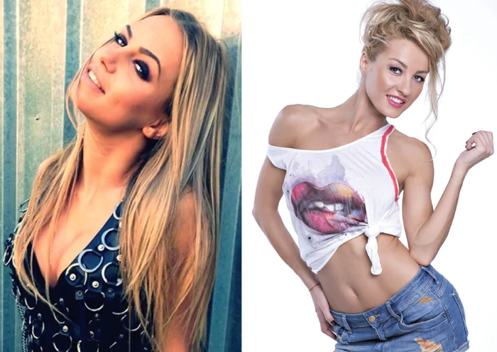 Raluca Netca (în stânga) și Flavia Mihășan sunt și ele dansatoare