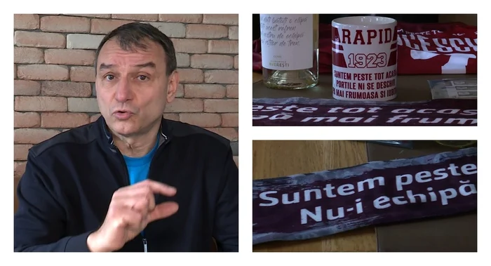 Andrei Păunescu, revoltat că versurile imnului sunt puse pe diferite obiecte. FOTO: orangesport.ro