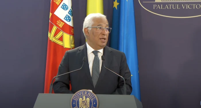 Antonio Costa. Foto: Captură de ecran