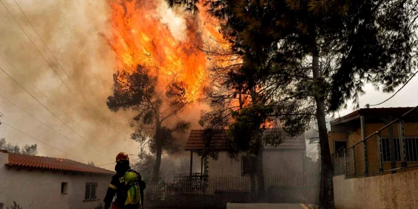 incendiu de vegetatie grecia foto getty images