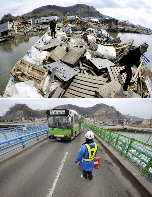 Uimitioarea transformare a Japoniei între 2011 şi 2013 (foto Reuters)
