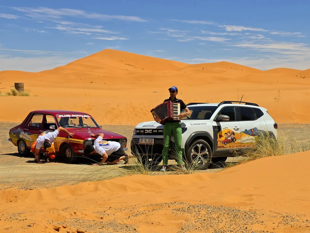 Dacia 1300 a ajuns până în Sahara / foto: dailydriven.ro