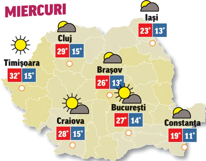 Prognoza meteo 6 mai anunță vreme frumoasă