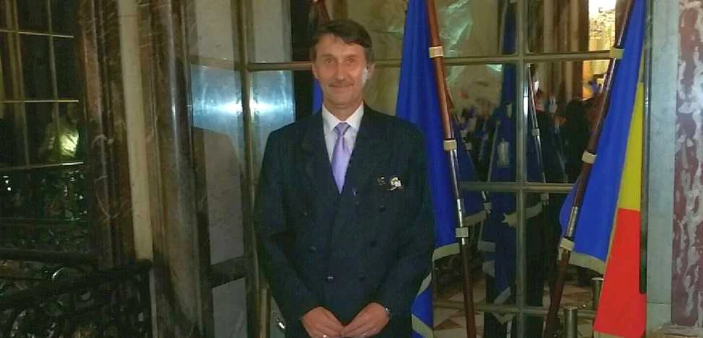 Inginerul Gică Ilie este mândru că este român. FOTO colecţia personală