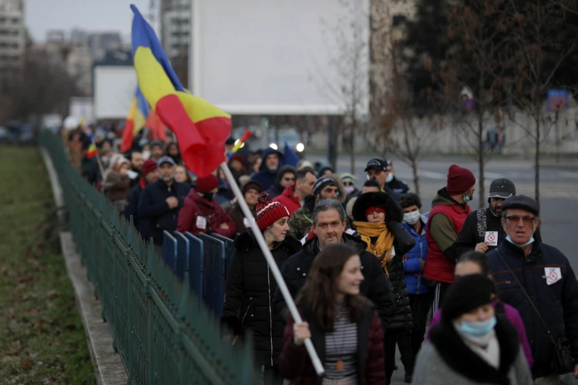 Proteste împotriva restricţiilor au avut loc în 70 de locaşităţi din ţară FOTO Inquam Photo/Octav Ganea