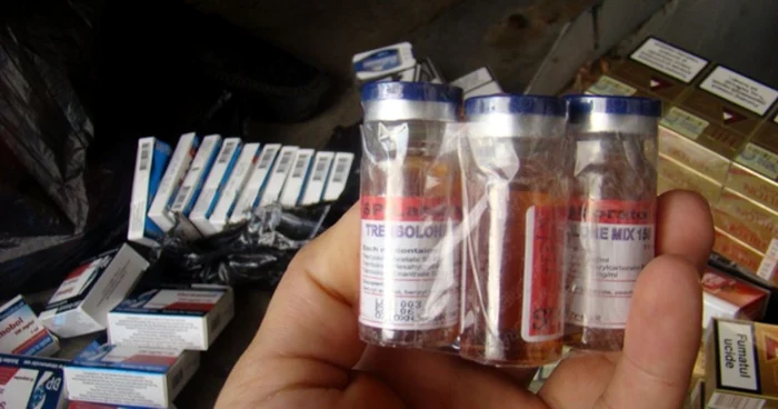 Întreaga cantitate de anabolizante a fost confiscată FOTO:adevarul