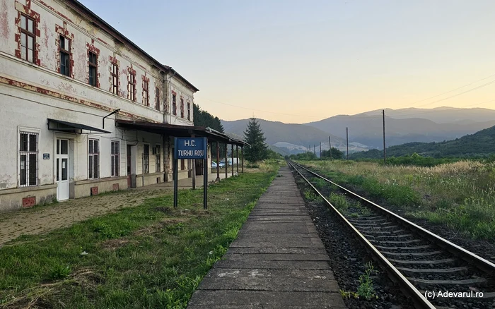 Gara Turnu Roșu din Sibiu. Foto: Daniel Guță. ADEVĂRUL