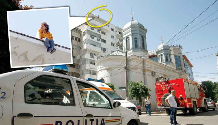 Pentru a putea negocia cu sinucigaşa, reprezentanţii forţelor de intervenţie au blocat centrul Capitalei