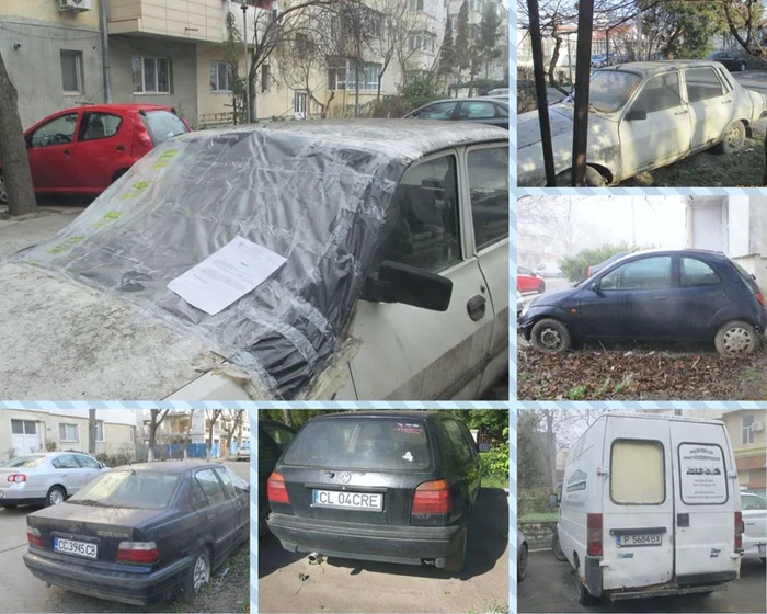 Până în prezent au fost ridicate 7 maşini FOTO Facebook/PMC