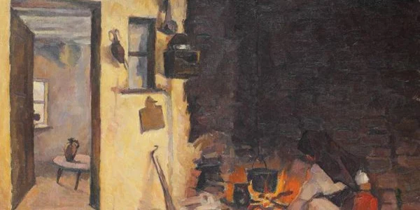 Vatră la Rucăr de Grigorescu