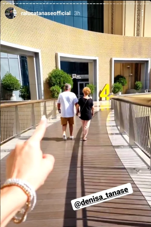 Vivi şi Nelu Tănase au petrecut în Dubai, cu Raluca foto: instagram