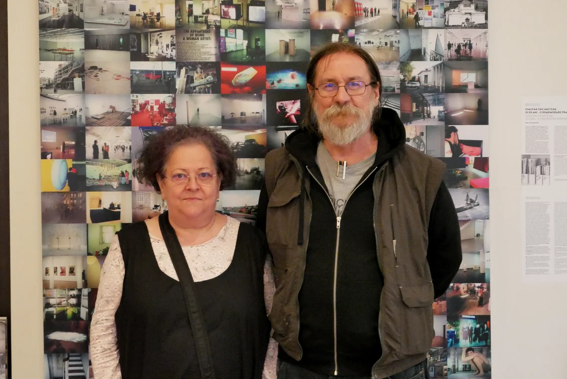 Lia și Dan Perjovschi, o viață dedicată artei. FOTO: Norbert Nemeș