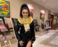 Frumoasa și talentata actriță a purtat o rochie lungă, elegantă, cu o crăpătură generoasă pe piciorul stâng