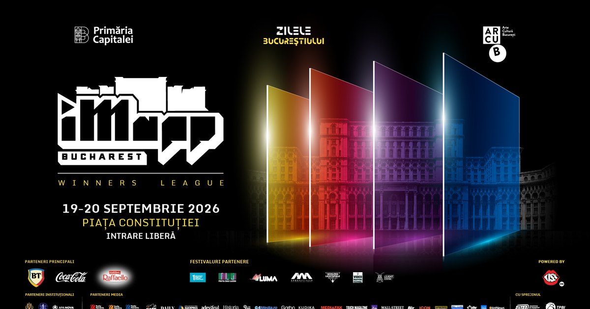 iMAPP Bucharest Winners League 2026 are loc pe 19 și 20 septembrie în Piața Constituției