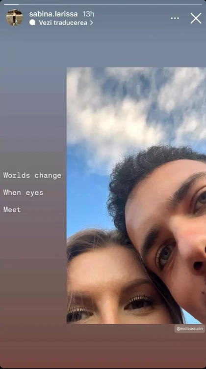 Fotografia postată de Sabrina - Foto: captură Instagram