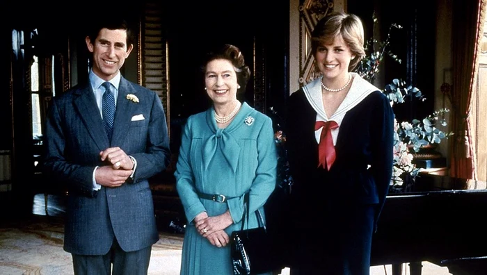 Prinţul Charles, Regina Elisabeta a II-a şi Prinţesa Diana, în 1981foto: Profimedia