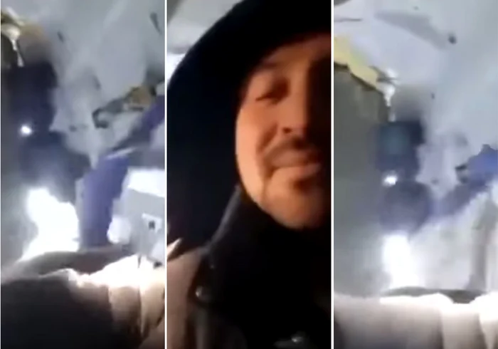 Senzații extreme pentru un rus FOTO Captură video