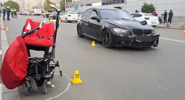 Accident cumplit în București FOTO: FB