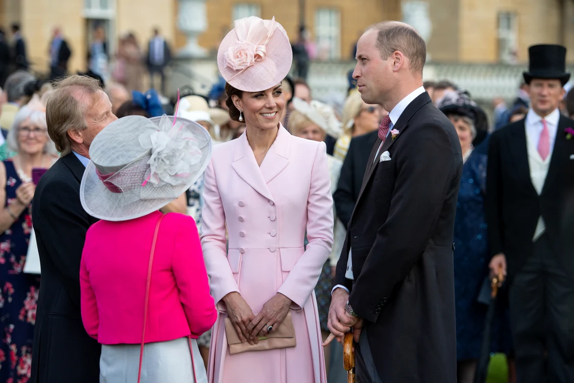 
    Kate Middleton și prințul William, la petrecerea de la BuckinghamFoto: Getty  