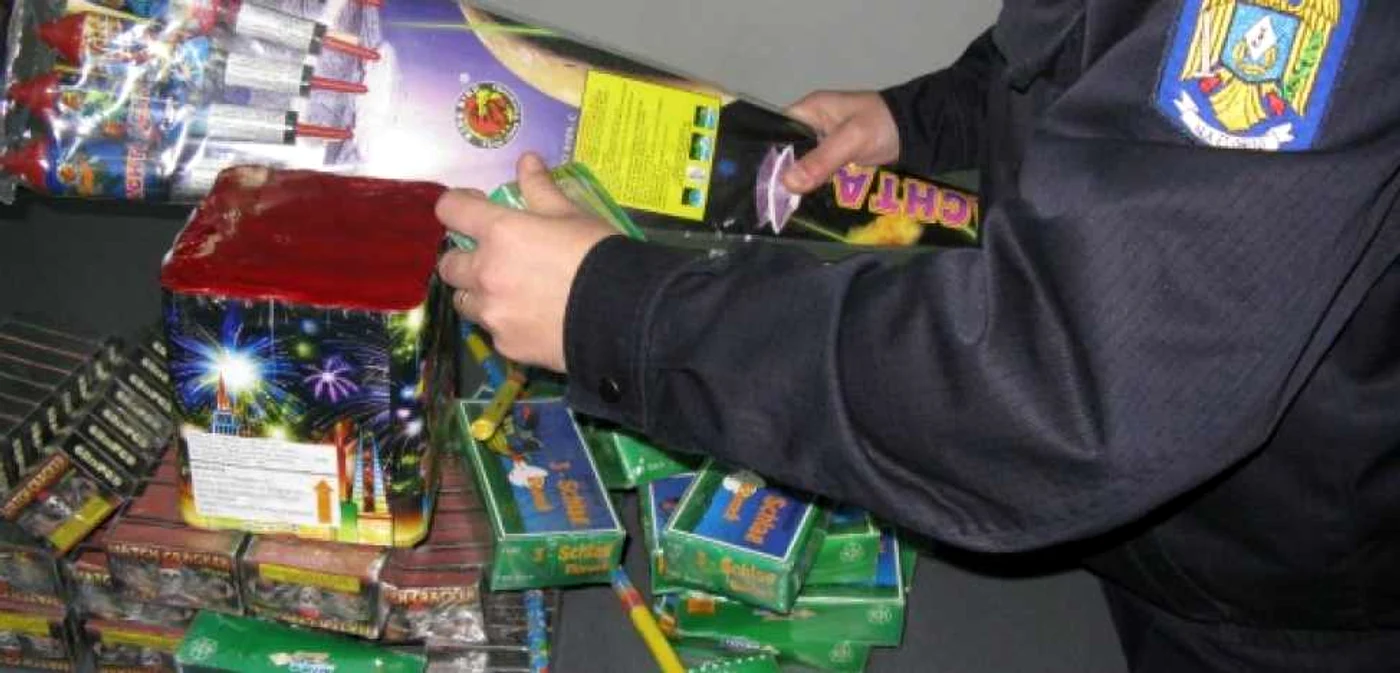 Artificiile au fost confiscate