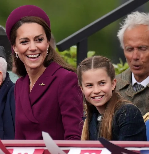 Prințesa Charlotte și Kate Middleton