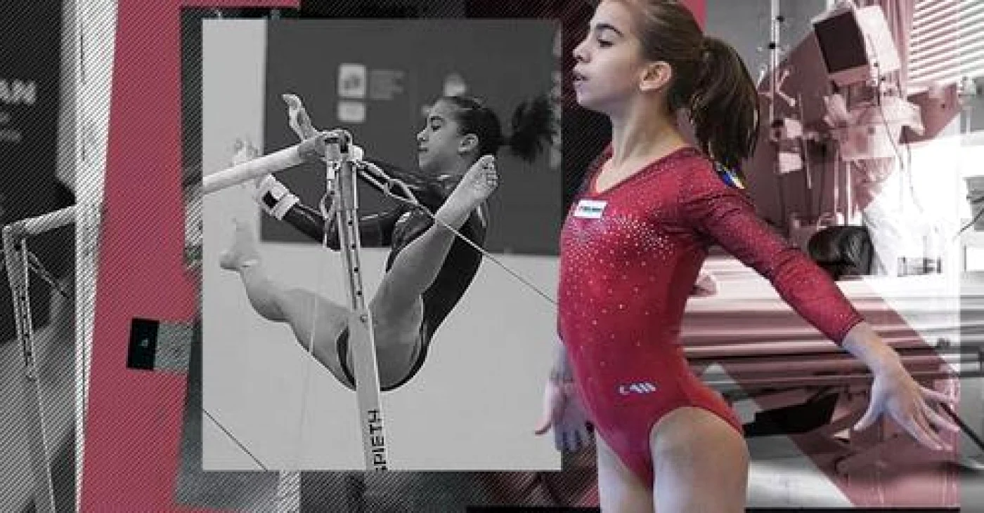 Shakira Catargiu începuse gimnastica la Oneşti, alături de o soră mai mică. Foto: Prosport
