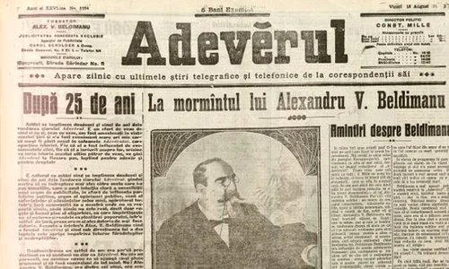 Cum a aniversat „Adevěrul“ primul sfert de veac din viaţă jpeg