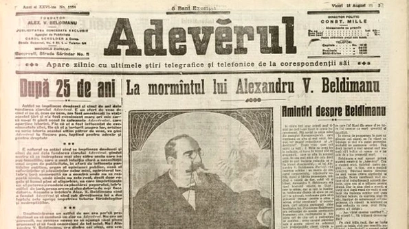 Cum a aniversat „Adevěrul“ primul sfert de veac din viaţă jpeg