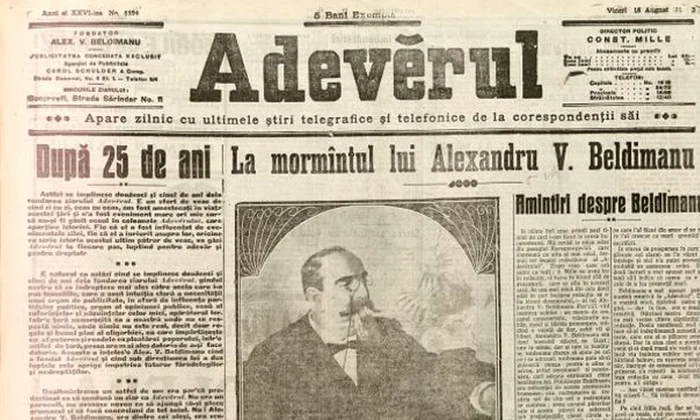 Cum a aniversat „Adevěrul“ primul sfert de veac din viaţă jpeg