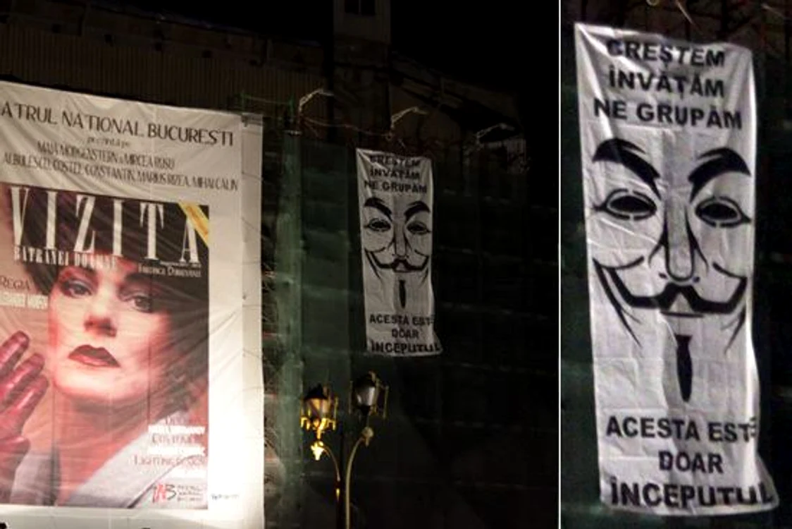 Povestea unui slogan din Piaţa Universităţii jpeg