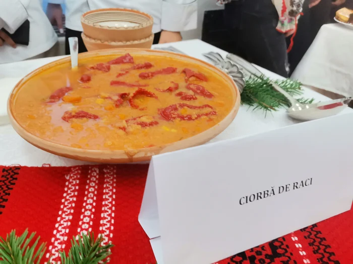 Ciorba de raci este o mâncare de post specifică oltenilor FOTO: Alina MItran