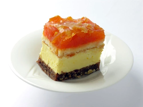 cheese cake with pumpkin jam jpeg