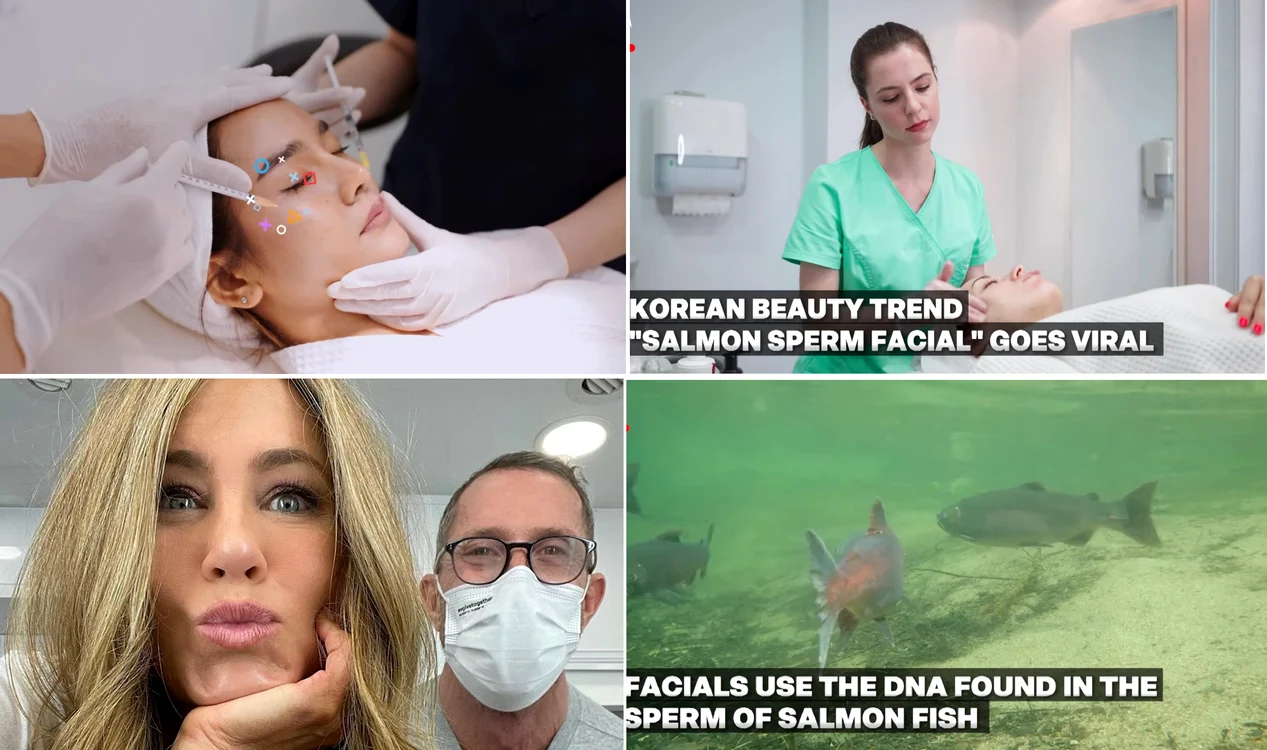 Terapia facială cu spermă de somon Colay YouTube