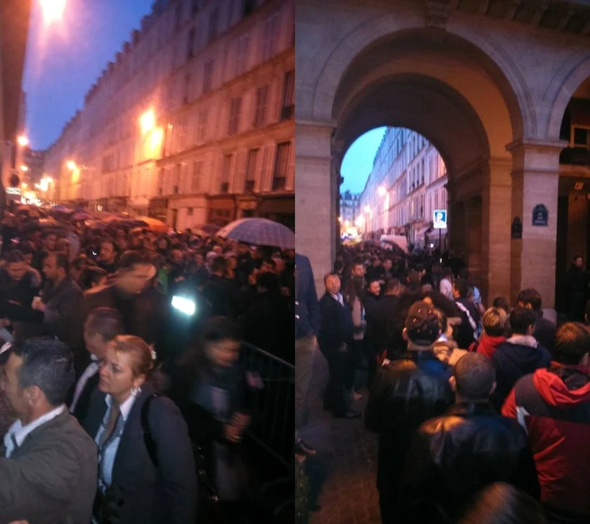 Vot diaspora Coada la Paris FOTO Facebook./Iulia Badea Gueritee
