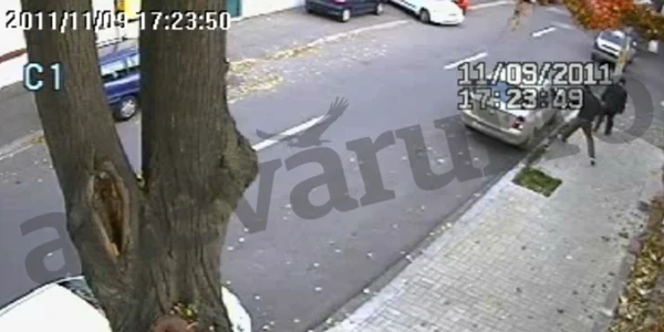 Hoții au fost surprinși de camerele de supraveghere