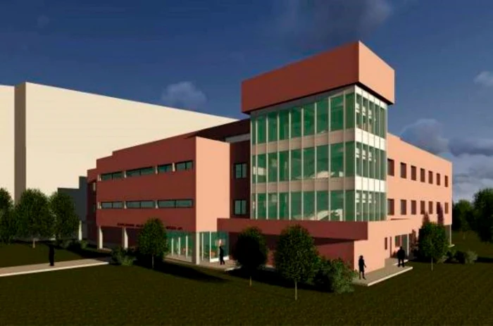 Aşa va arăta noul bloc operator care se construieşte în incinta spitalului din Slobozia FOTO Facebook/M.P.