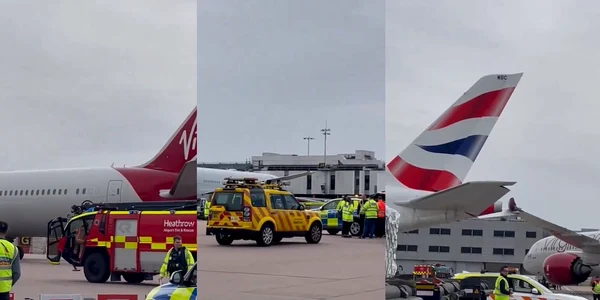 Accident aviatic Londra captura Twitter jpg